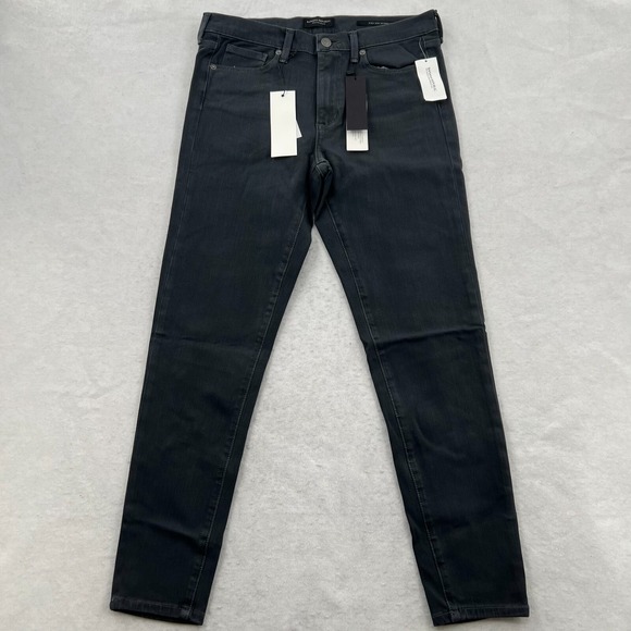 NWT Banana Republic Women's Black High Rise Skinny Denim Jeans Size 28 Inseam 28 - Picture 1 of 8